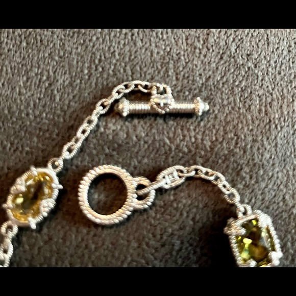 Rare, Faceted Gemstone Judith Ripka Bracelet - Picture 3 of 6